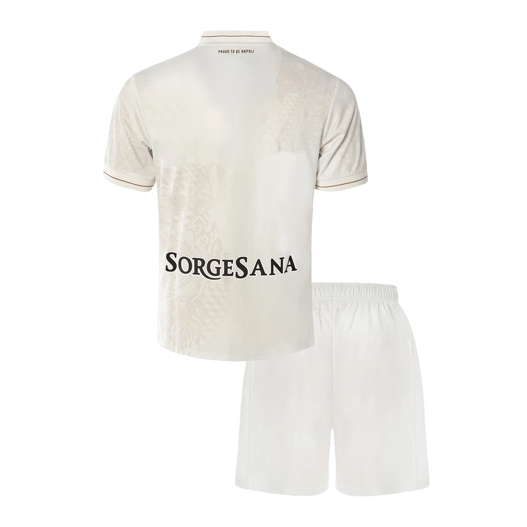 Napoli Away Kids Soccer Jerseys Kit 2025/26