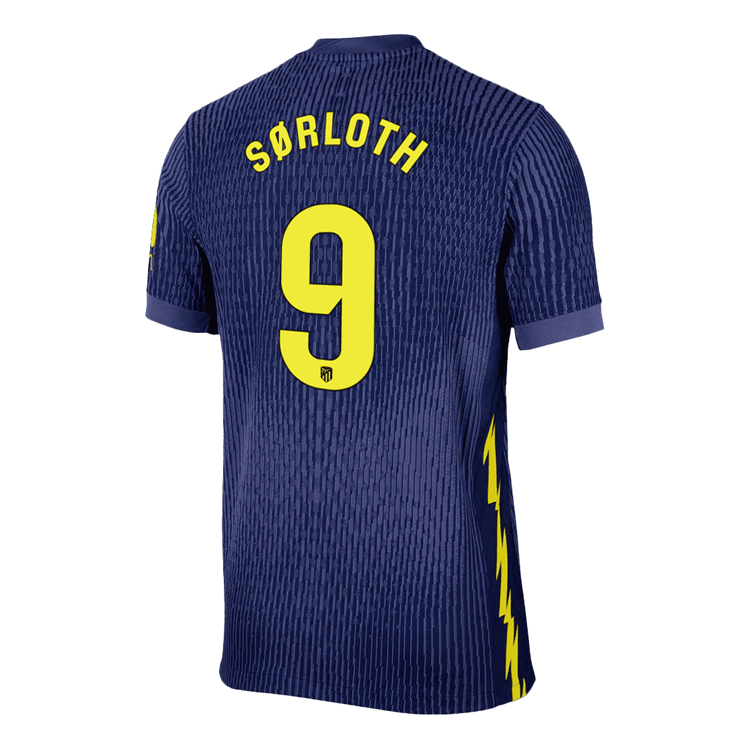 SØRLOTH #9 Atletico Madrid Away Player Version Jersey 2025/26
