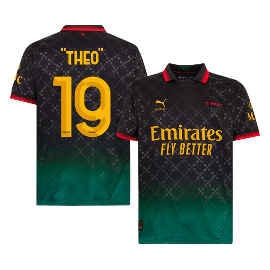 AC Mailand THEO #19 Viertes Auswärts-Fußballtrikot 2024/25