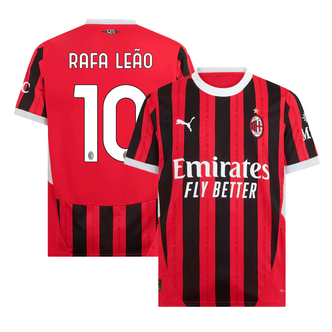 AC Milan soccer jersey RAFA Le?o #10 Home 2024/25