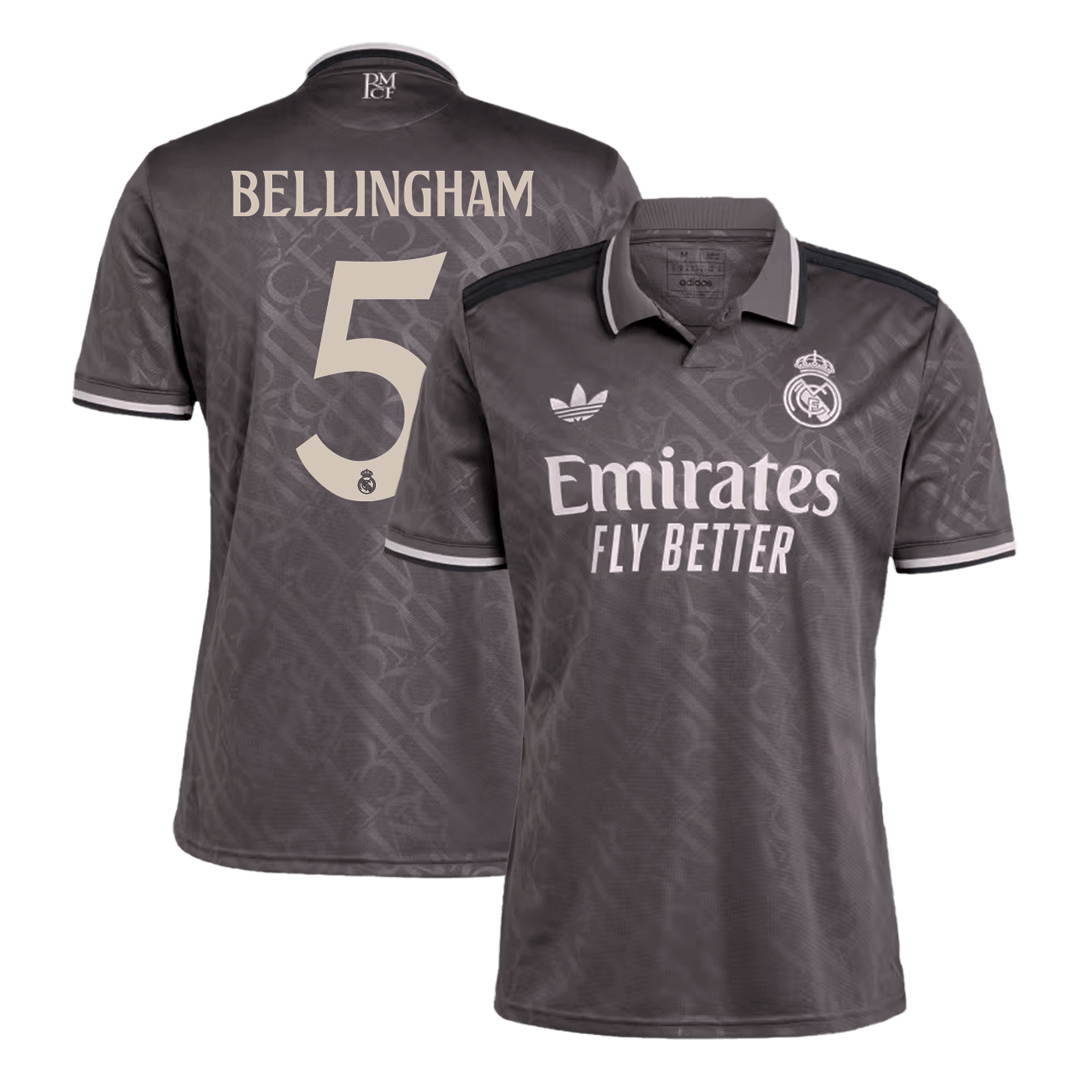 BELLINGHAM #5 Real Madrid Third Away soccer jersey 2024/25