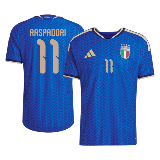 RASPADORI #11 Italy Home Player Version Jersey World Cup 2026
