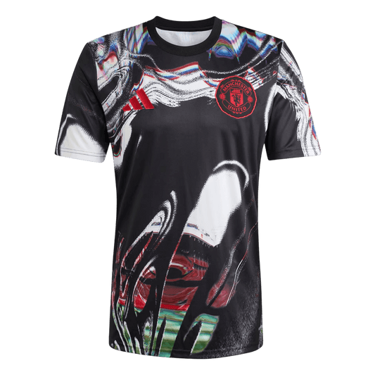 Manchester United Pre-Match Soccer Jersey 2025/26 Black