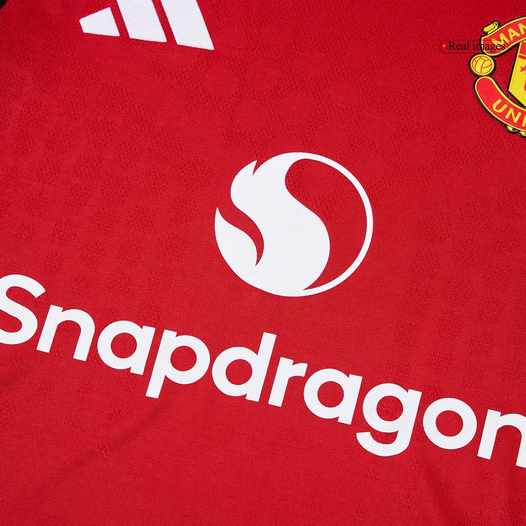 ŠEŠKO #30 Manchester United Home Authentic Soccer Jersey 2025/26