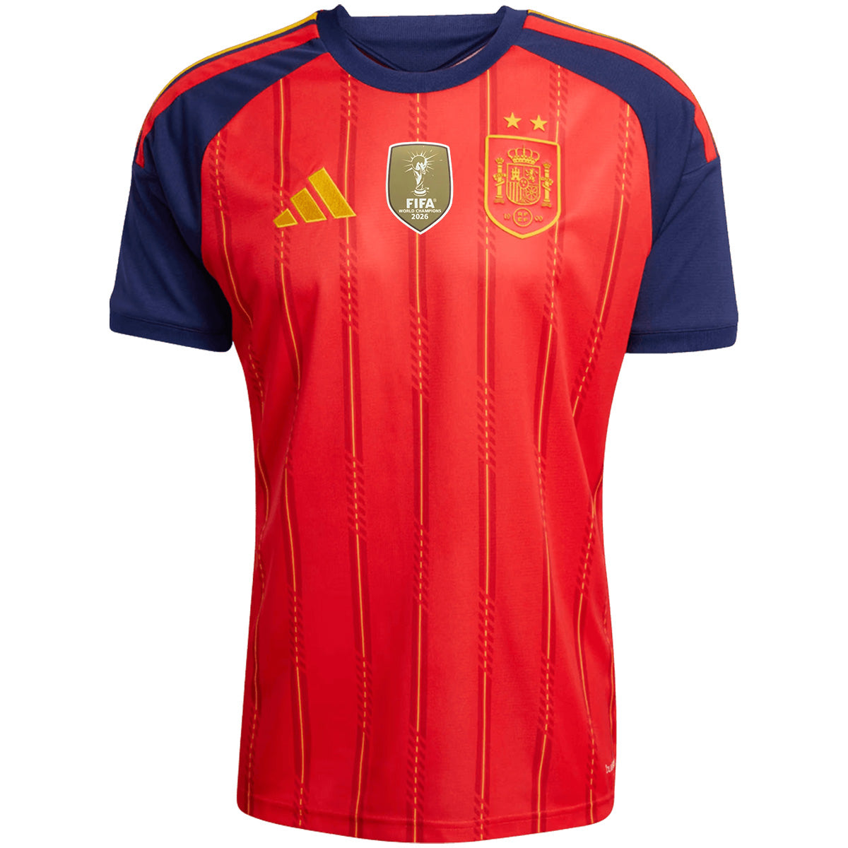 CAMPEONES #26 Spain Champion Home Soccer Jersey World Cup 2026
