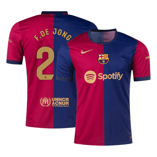 Camiseta de fútbol F.DE JONG #21 Barcelona Primera equipación 2024/25