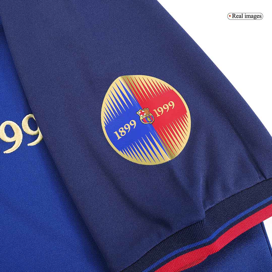 Camiseta retro RIVALDO #11 Barcelona Camiseta retro de fútbol local 1999/00 Centenario