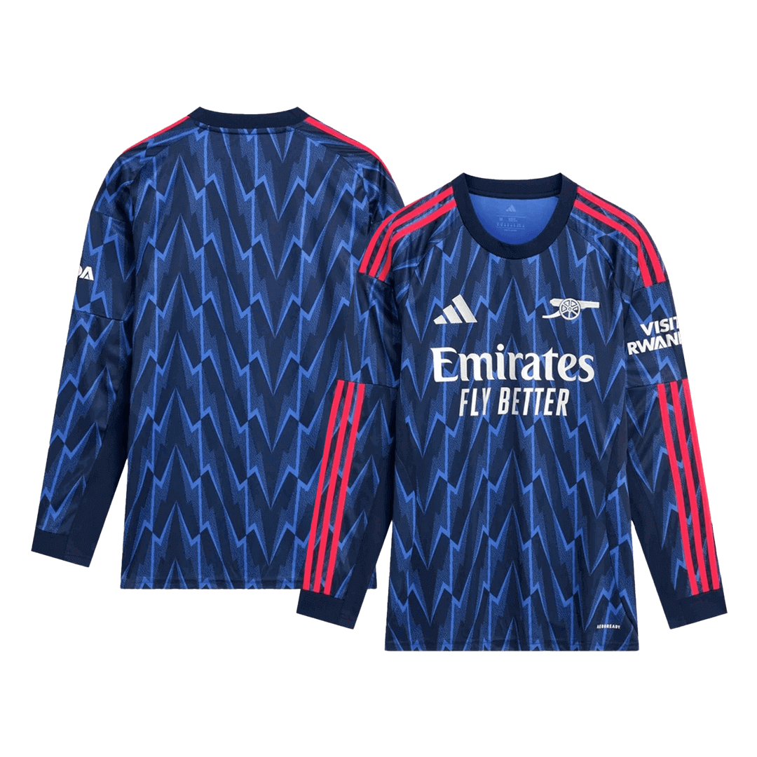 Arsenal Away Long Sleeve Soccer Jersey 2025/26