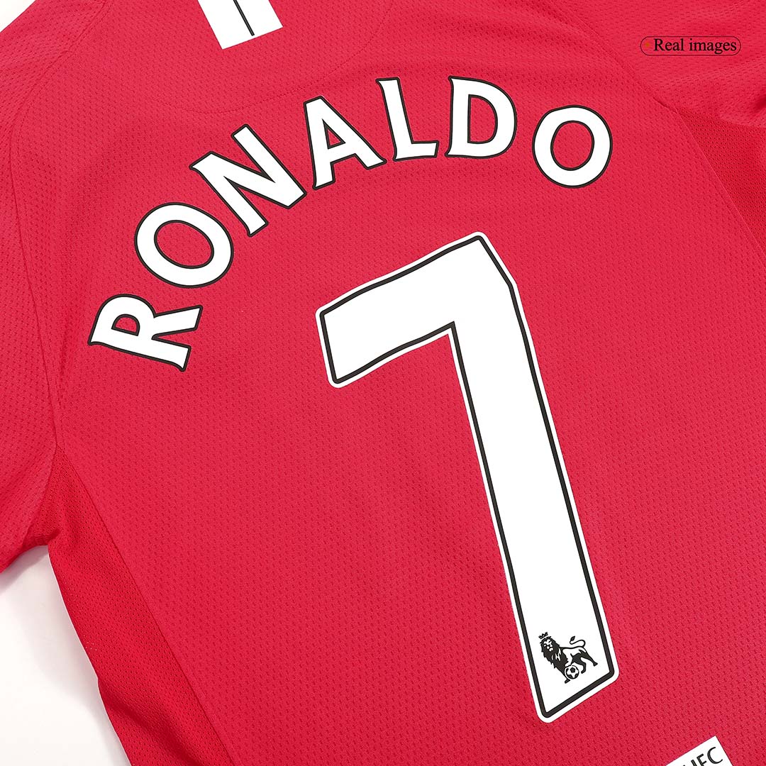 Manchester United Jersey Custom Home Soccer Jersey RONALDO #7 2007/08