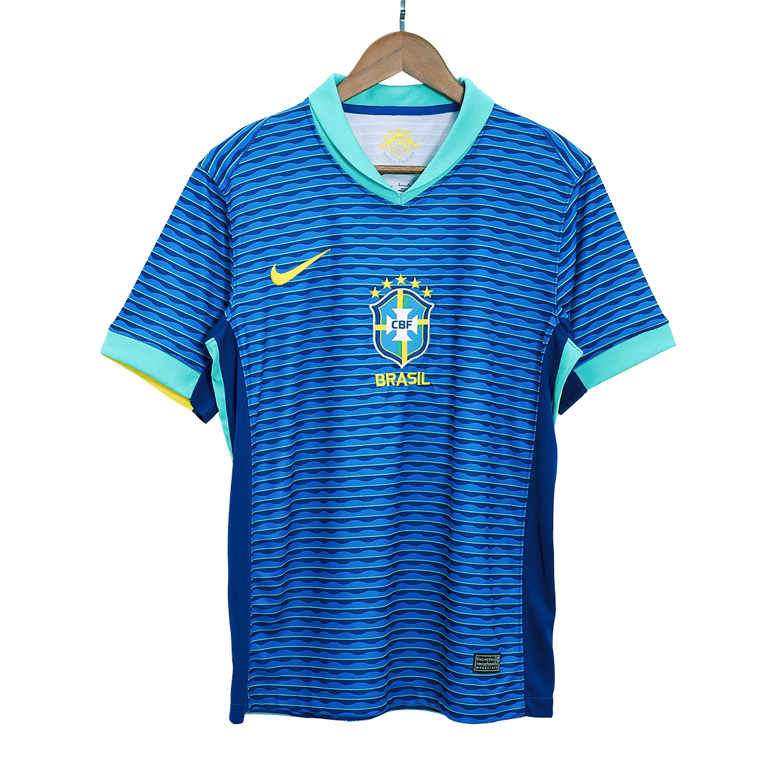 Brazil Soccer Jersey Away Custom Shirt 2024