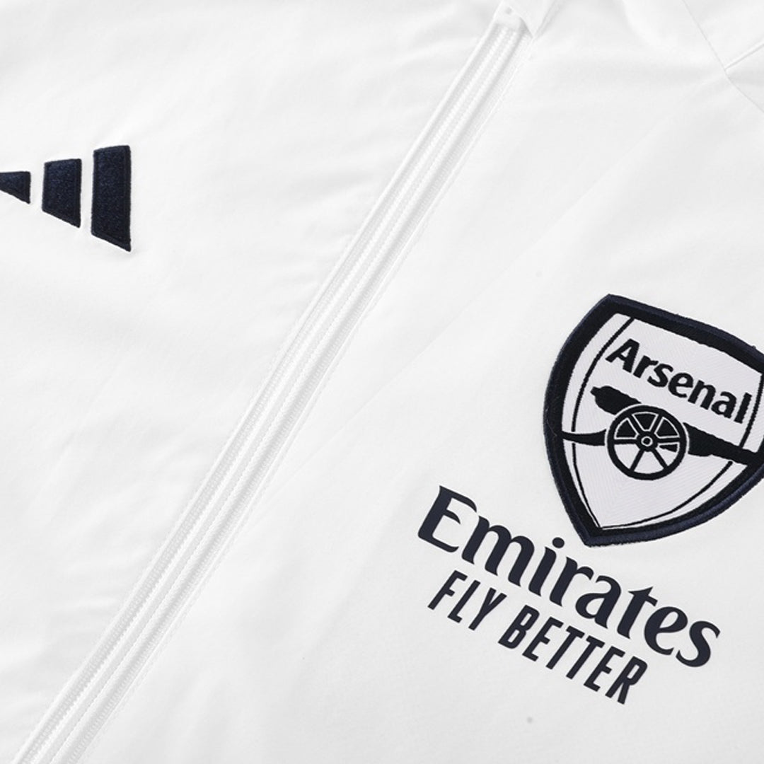 Arsenal Windbreaker Jacket 2025/26 - White