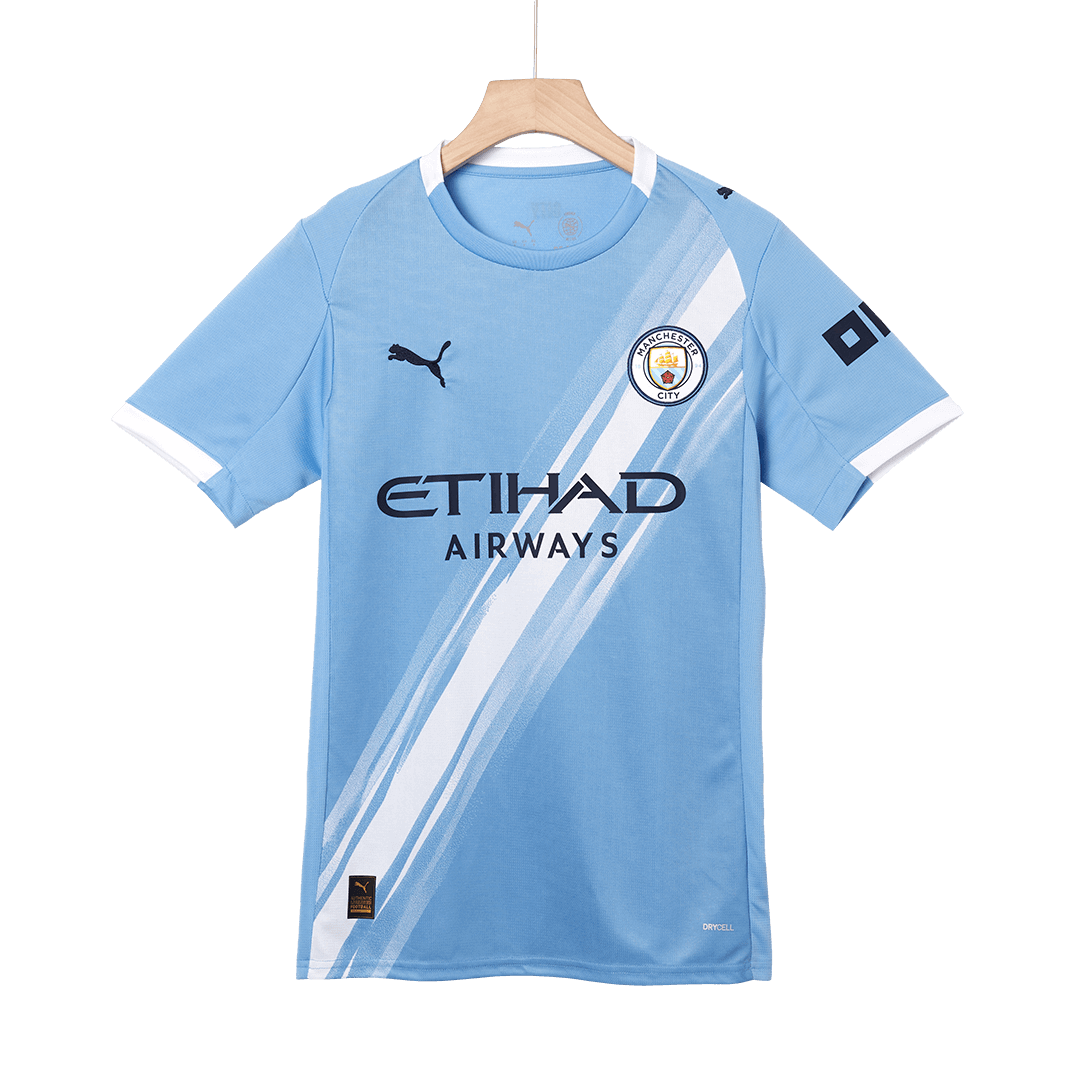 RODRIGO #16 Manchester City Home Soccer Jersey 2025/26 Blue Jersey - Club World Cup