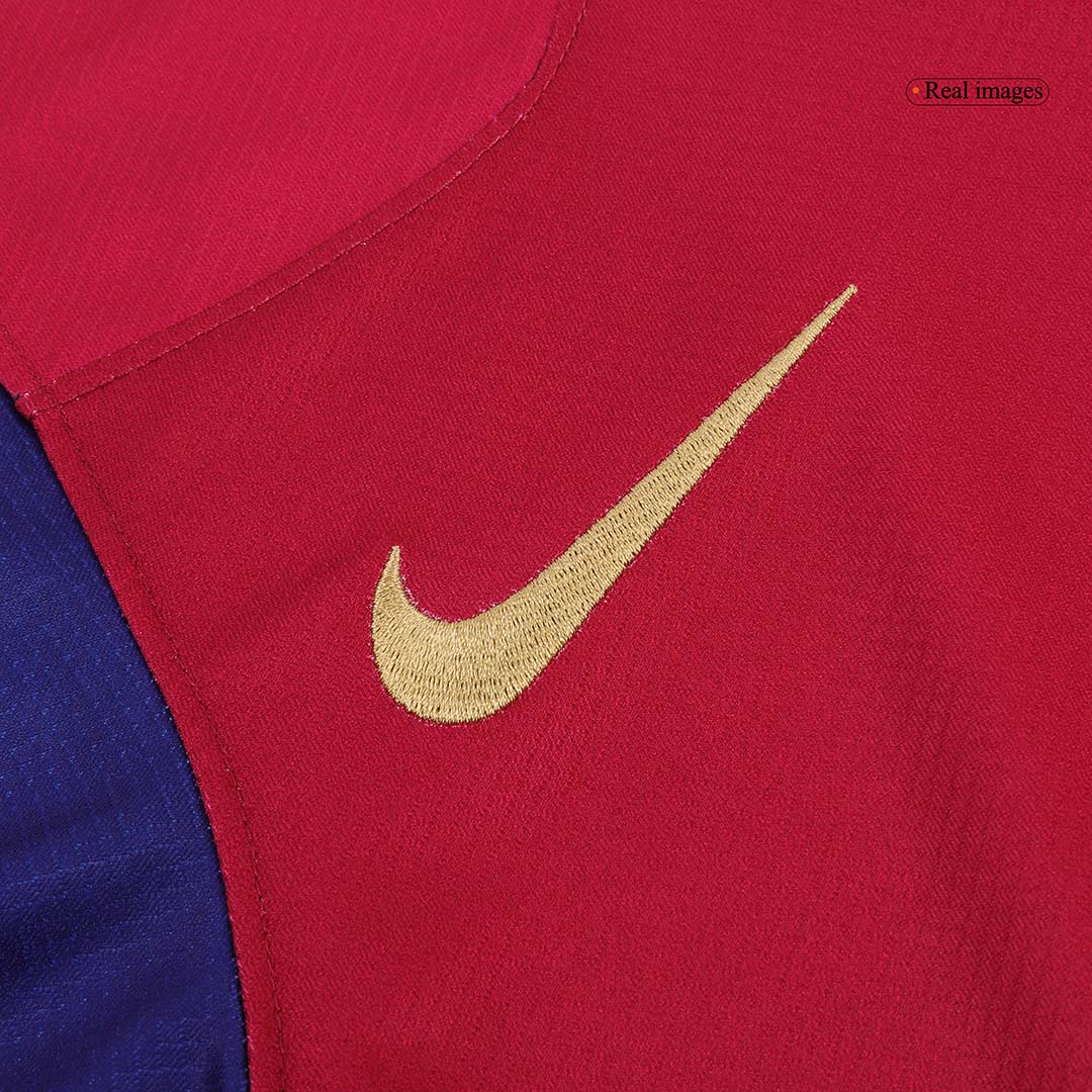 LEWANDOWSKI Barcelona Jersey Custom #9 Soccer Jersey Home 2024/25 Spotify Logo Without Text