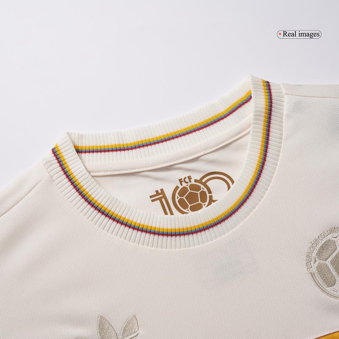 Colombia Soccer Jersey Women's Custom Shirt 2024 100th Anniversary