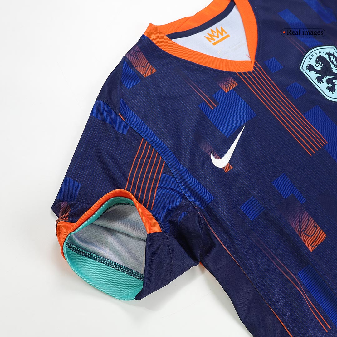 Netherlands Soccer Jersey Away Custom Shirt 2024