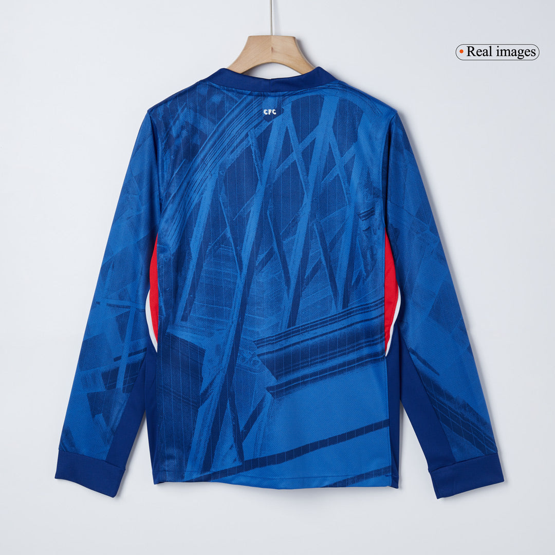 Chelsea Home Long Sleeve Soccer Jersey 2025/26