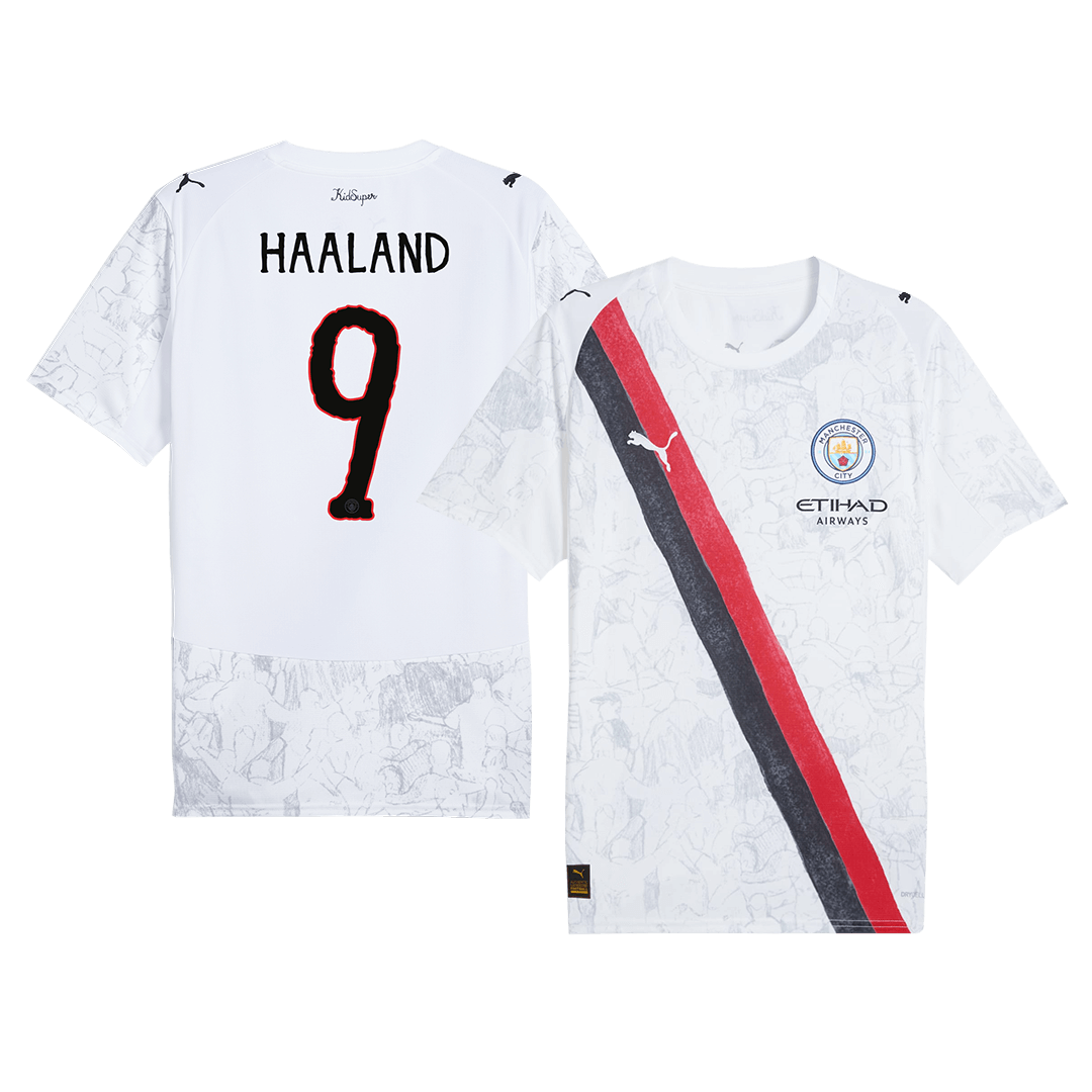 HAALAND #9 Manchester City KidSuper Soccer Jersey 2025/26 - Club World Cup