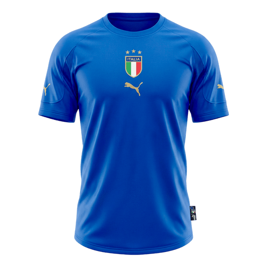 Retro Soccer Jersey Italy Home 2004