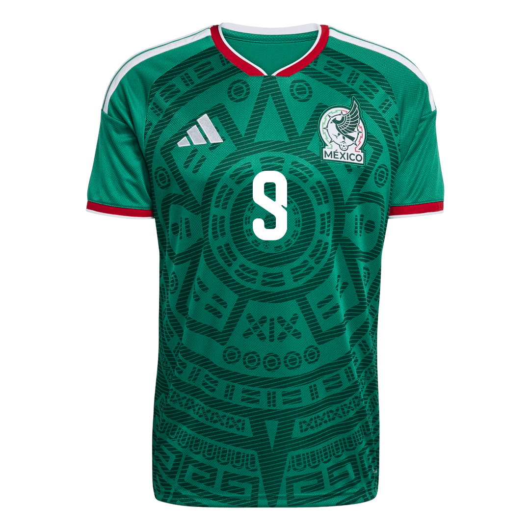 Raúl #9 Mexico Home Soccer Jersey World Cup 2026