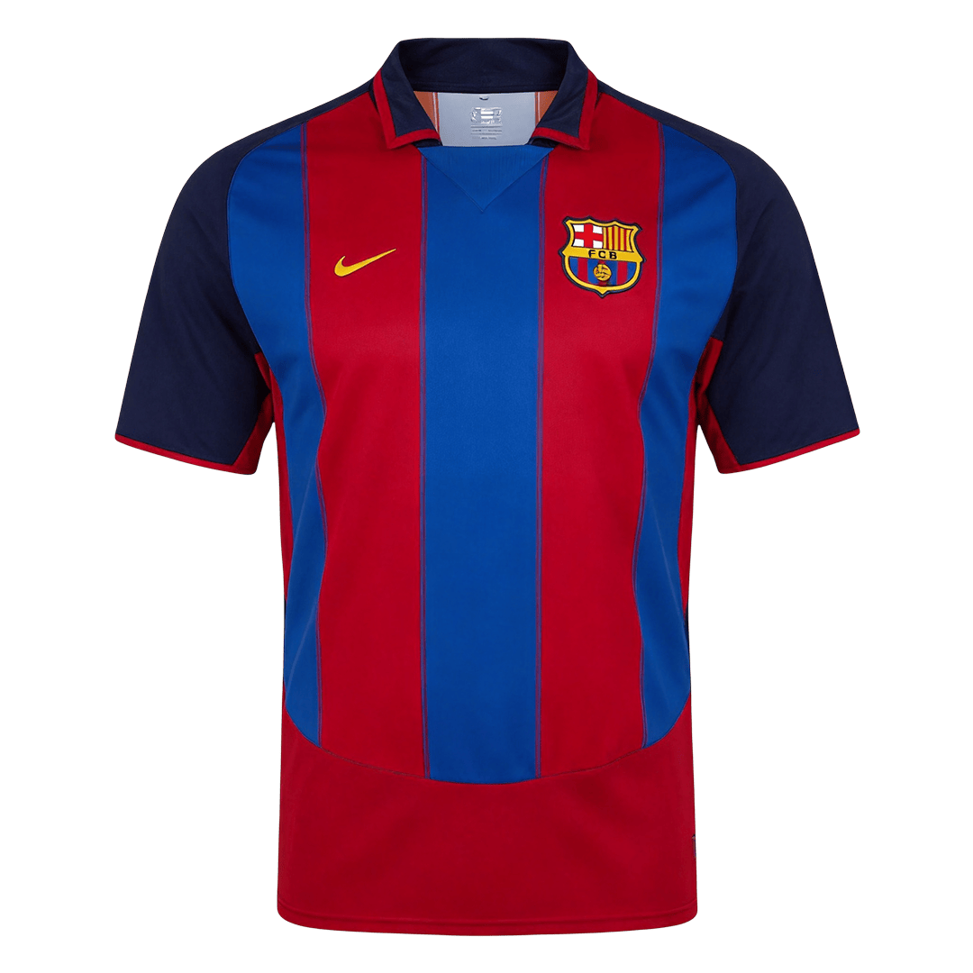 Retro Soccer Jersey Barcelona Home 2003/04