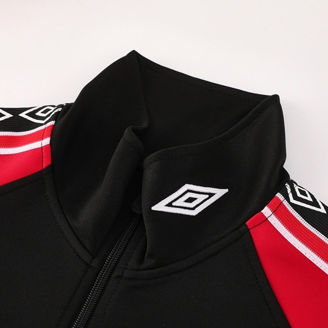 Manchester United Jacket Tracksuit 2025/26 Red&Black