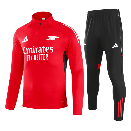 Arsenal 1/4 Zip Tracksuit 2025/26 Red