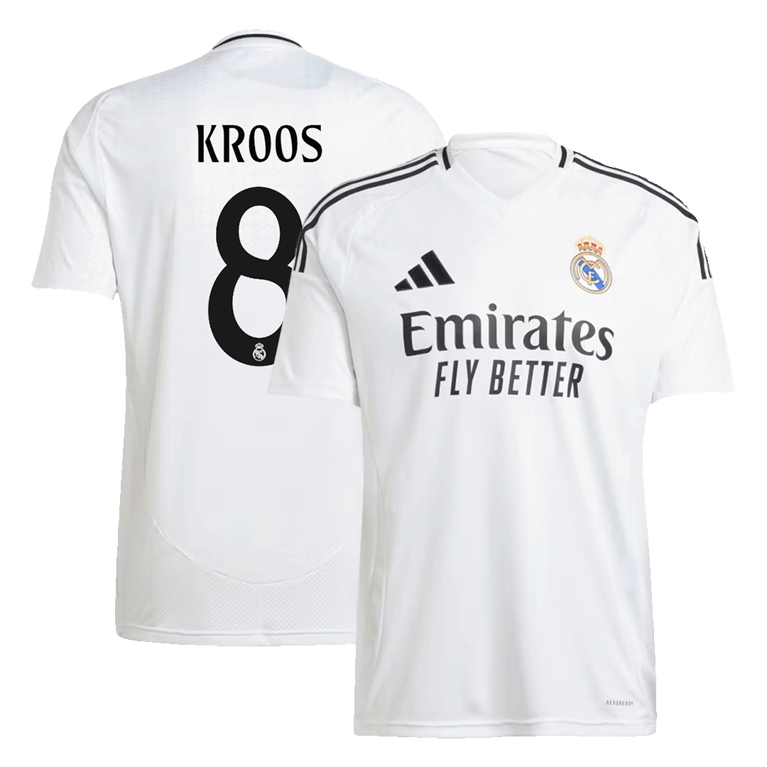 Real Madrid soccer jersey KROOS #8 Home 2024/25