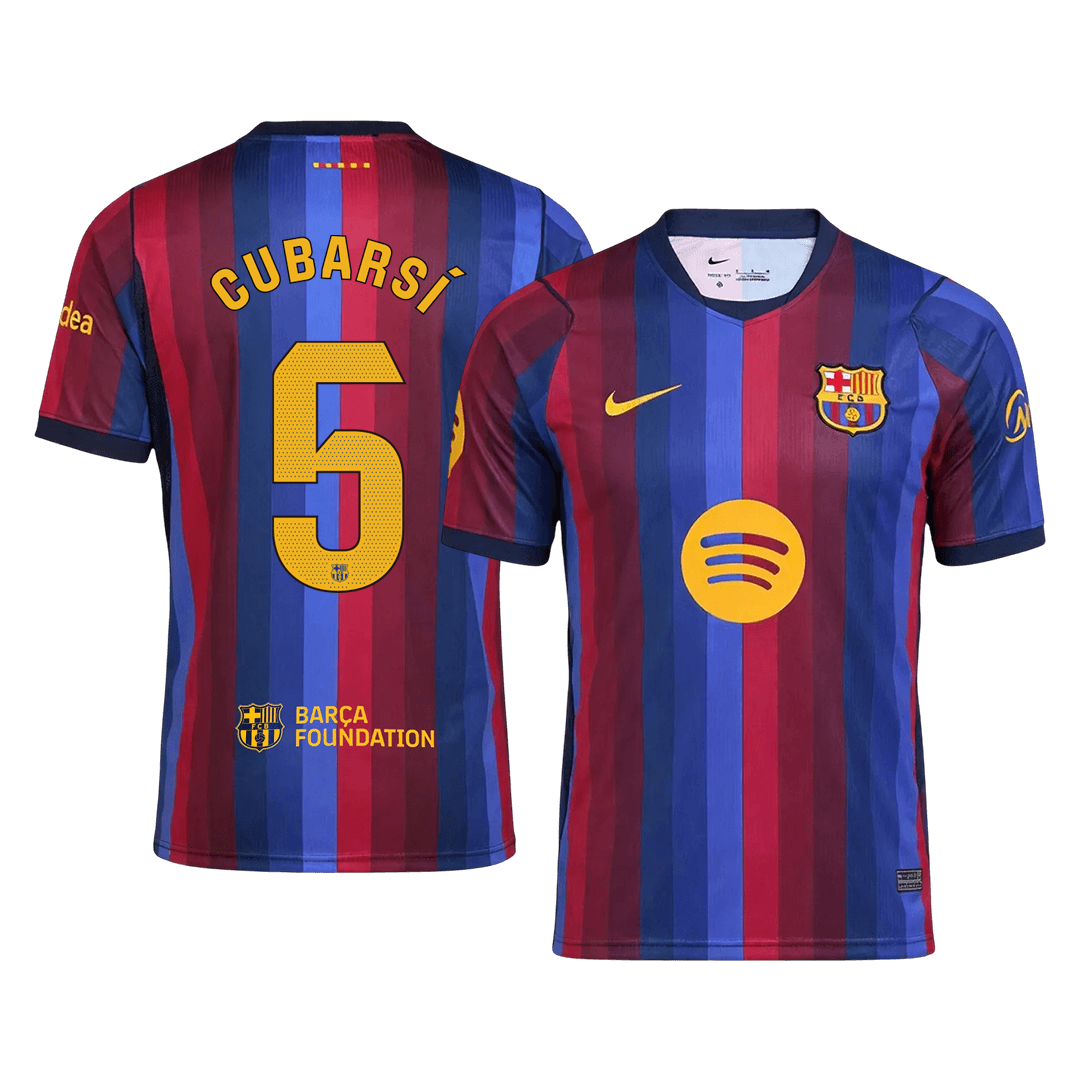 CUBARSÍ #5 Barcelona Home Soccer Jersey 2026/27