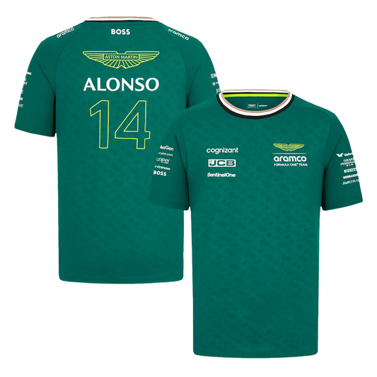 Gift-Fernando Alonso #14 Aston Martin Cognizant F1 Shirt 2024