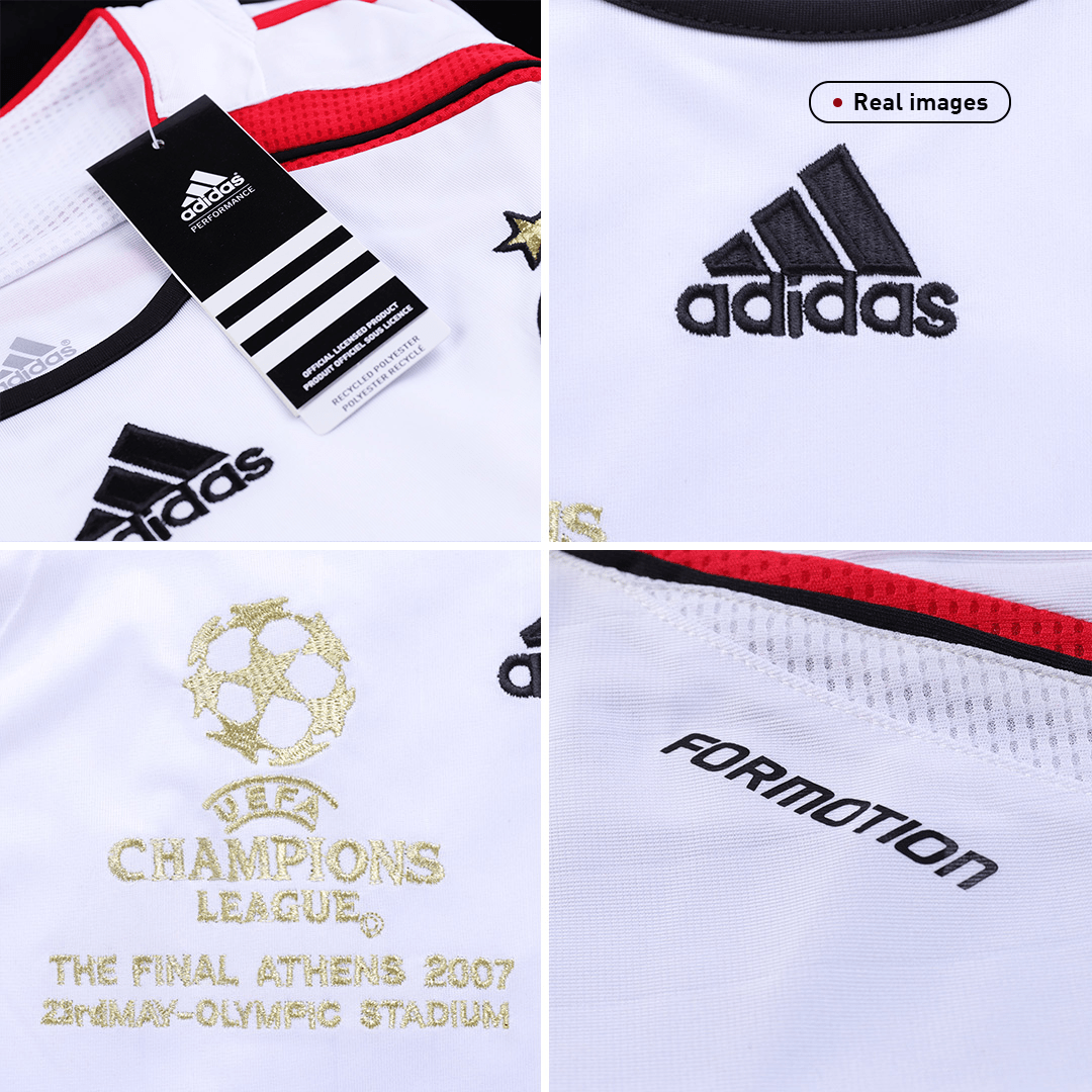 Camiseta retro de visitante del AC Milan RONALDO #99 2006/07 - UCL