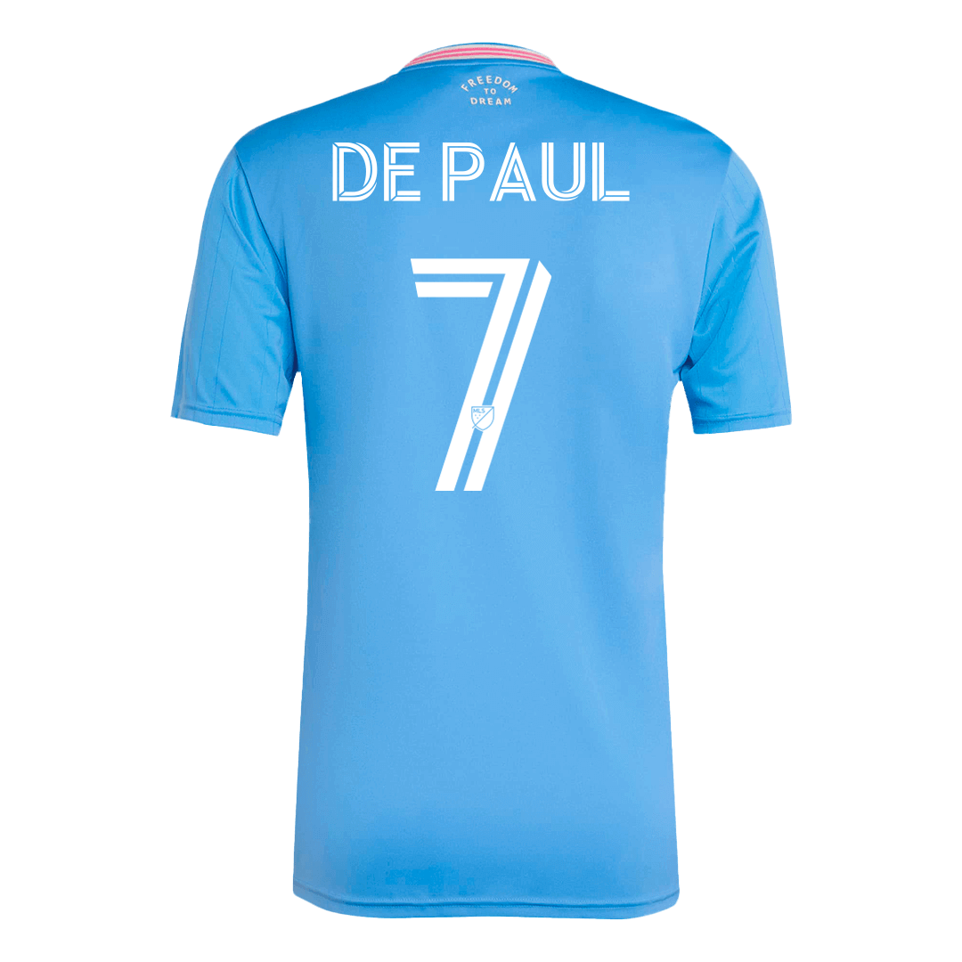 DE PAUL #7 Inter Miami CF Third Away Soccer Jersey 2025