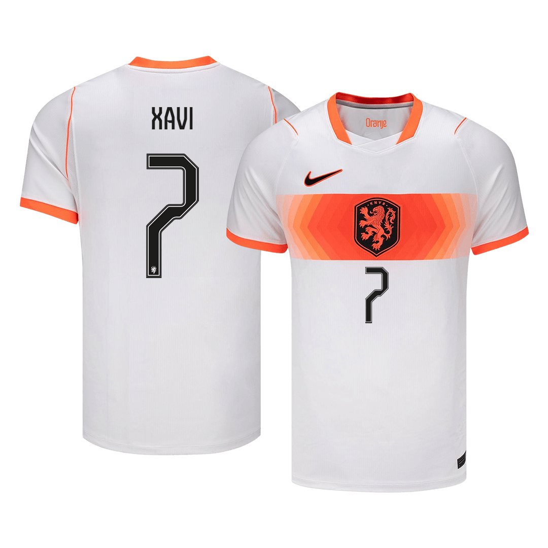 XAVI #7 Netherlands Away Soccer Jersey World Cup 2026