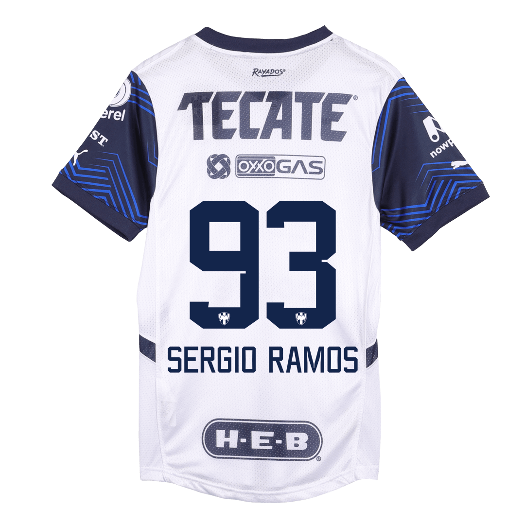 Authentic #93 SERGIO RAMOS Soccer Jersey Monterrey Away Shirt 2024/25