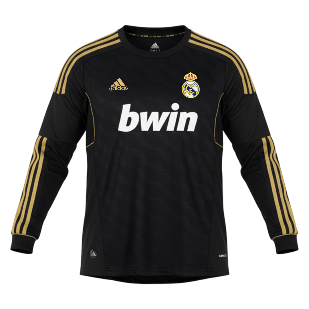 Retro Soccer Jersey Real Madrid Away Long Sleeve 2011/12