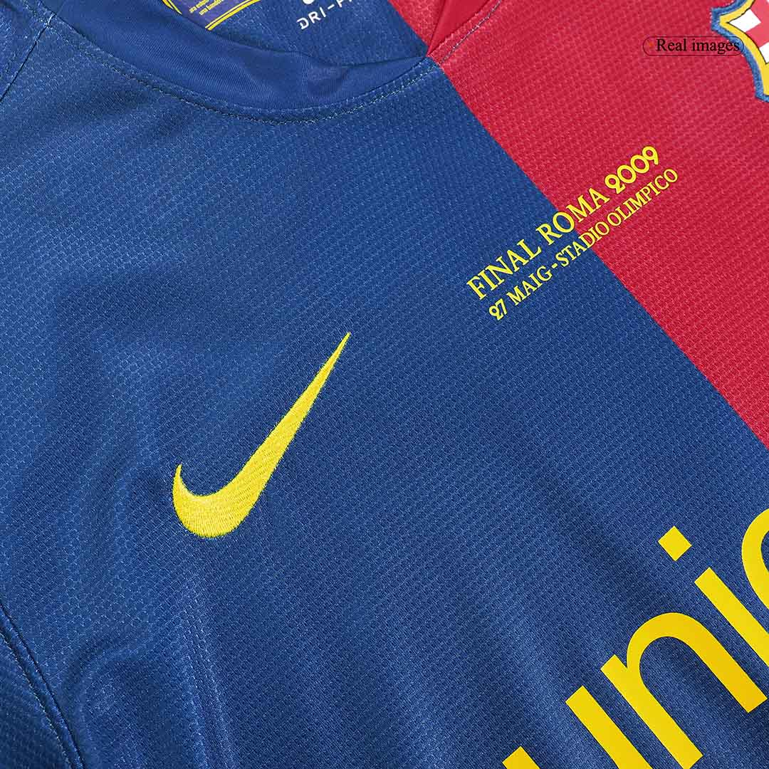 Retro Jersey ETO'O #9 Barcelona Retro Jersey Home Soccer Shirt 2008/09 UCL Final