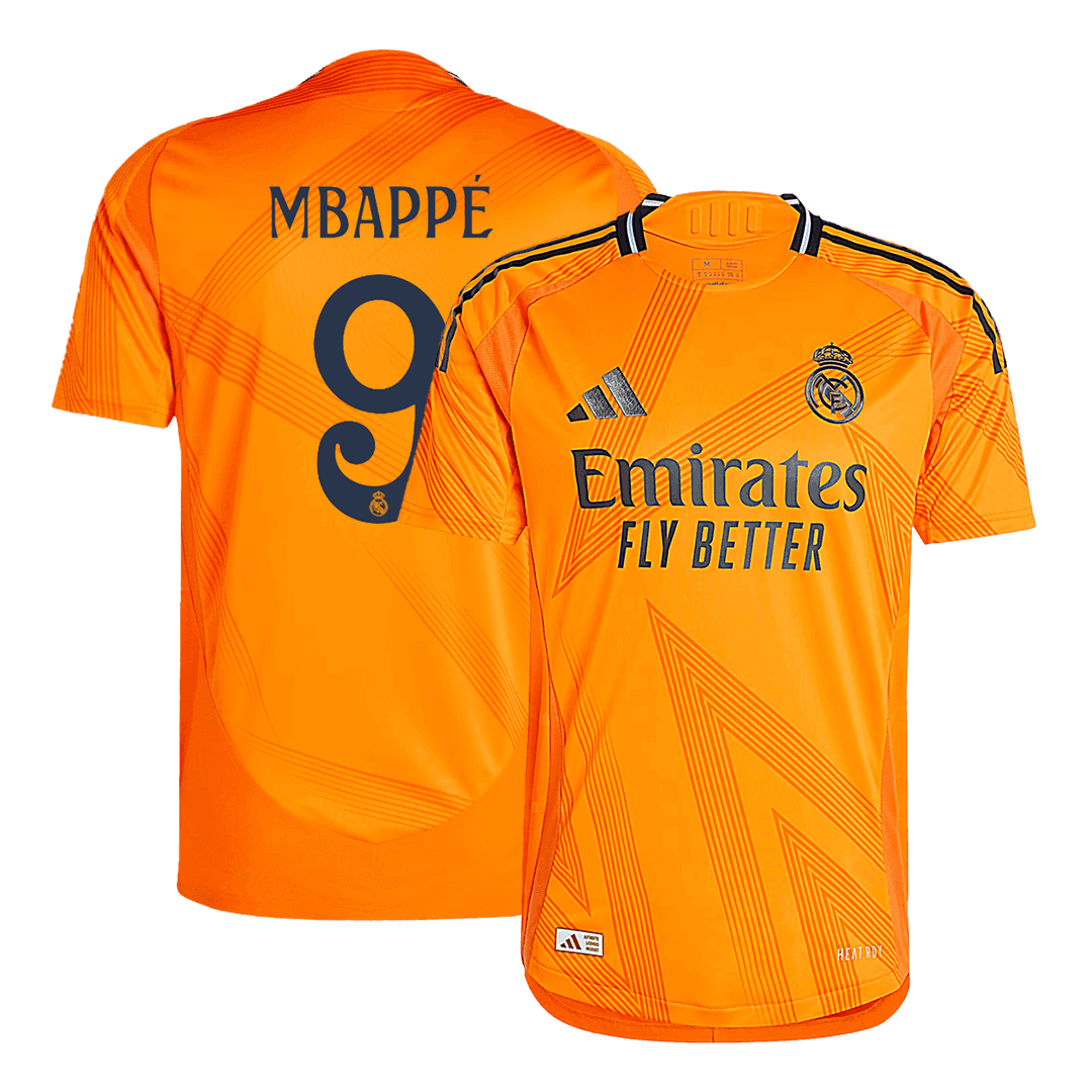 Authentic MBAPPE #9 Soccer Jersey Real Madrid Away Shirt 2024/25