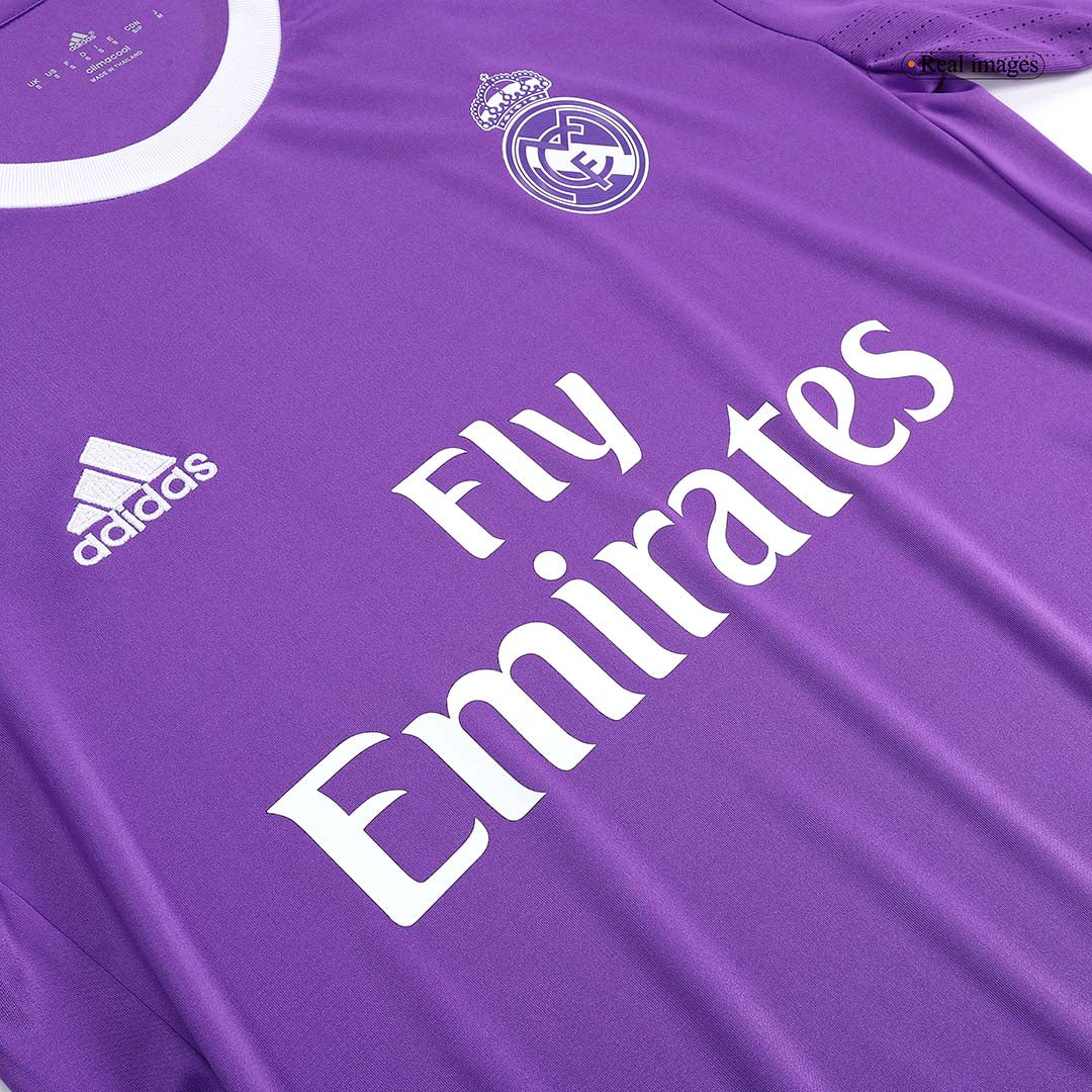 SERGIO RAMOS #4 Retro Real Madrid Jersey Away Long Sleeve Soccer Shirt 2016/17