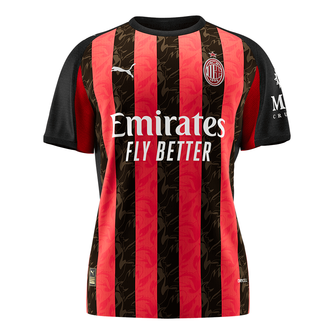 AC Milan Home Soccer Jersey 2025/26 - PTS