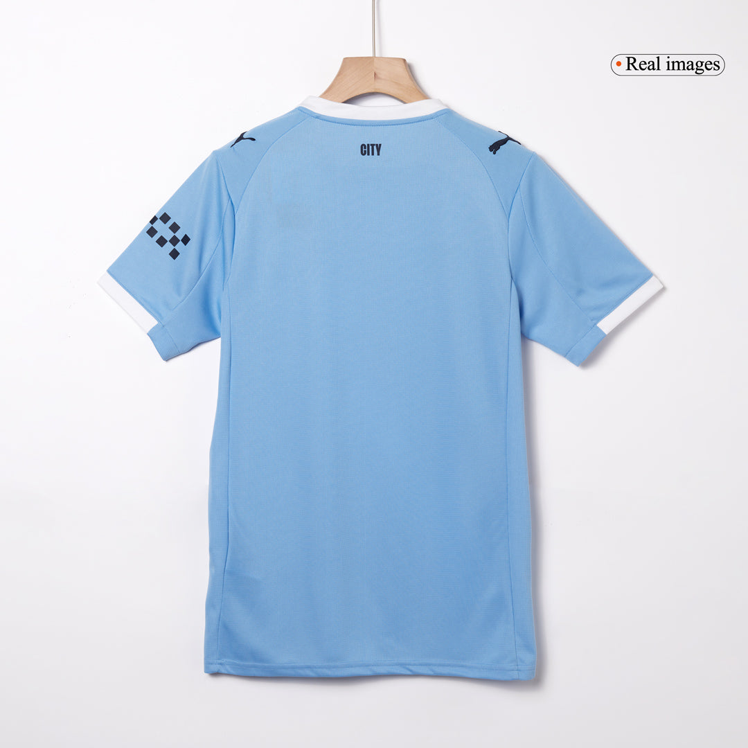 HAALAND #9 Manchester City Home Soccer Jersey 2025/26 Blue Jersey - Club World Cup