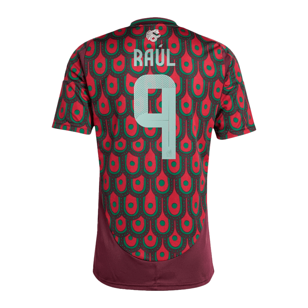 Custom Raul's RAUL #9 Mexico Soccer Jersey Home Custom Shirt 2024 – Goal Deal Live