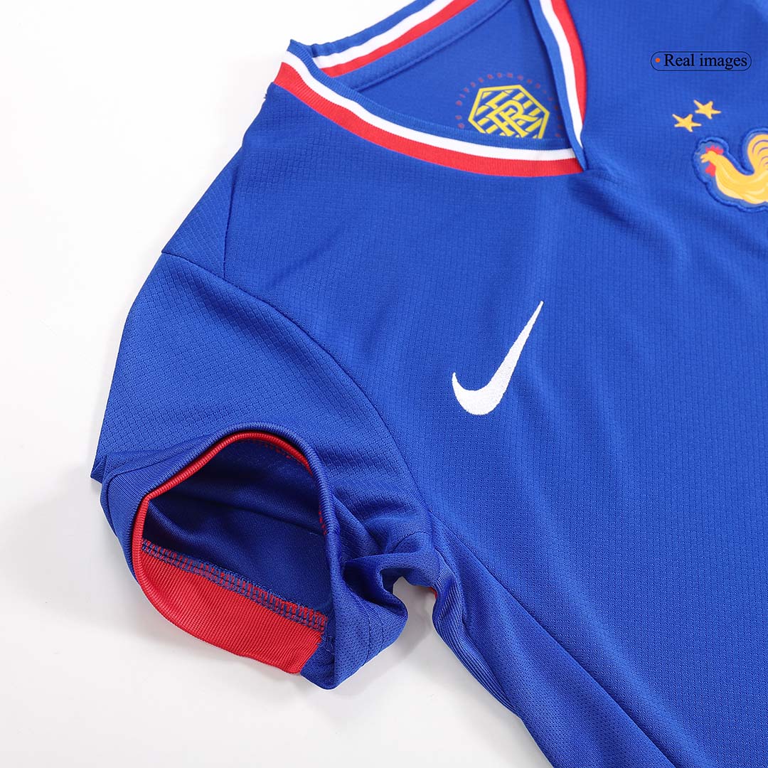 Kid's France Home Soccer Jersey Kit(Jersey+Shorts) Euro 2024