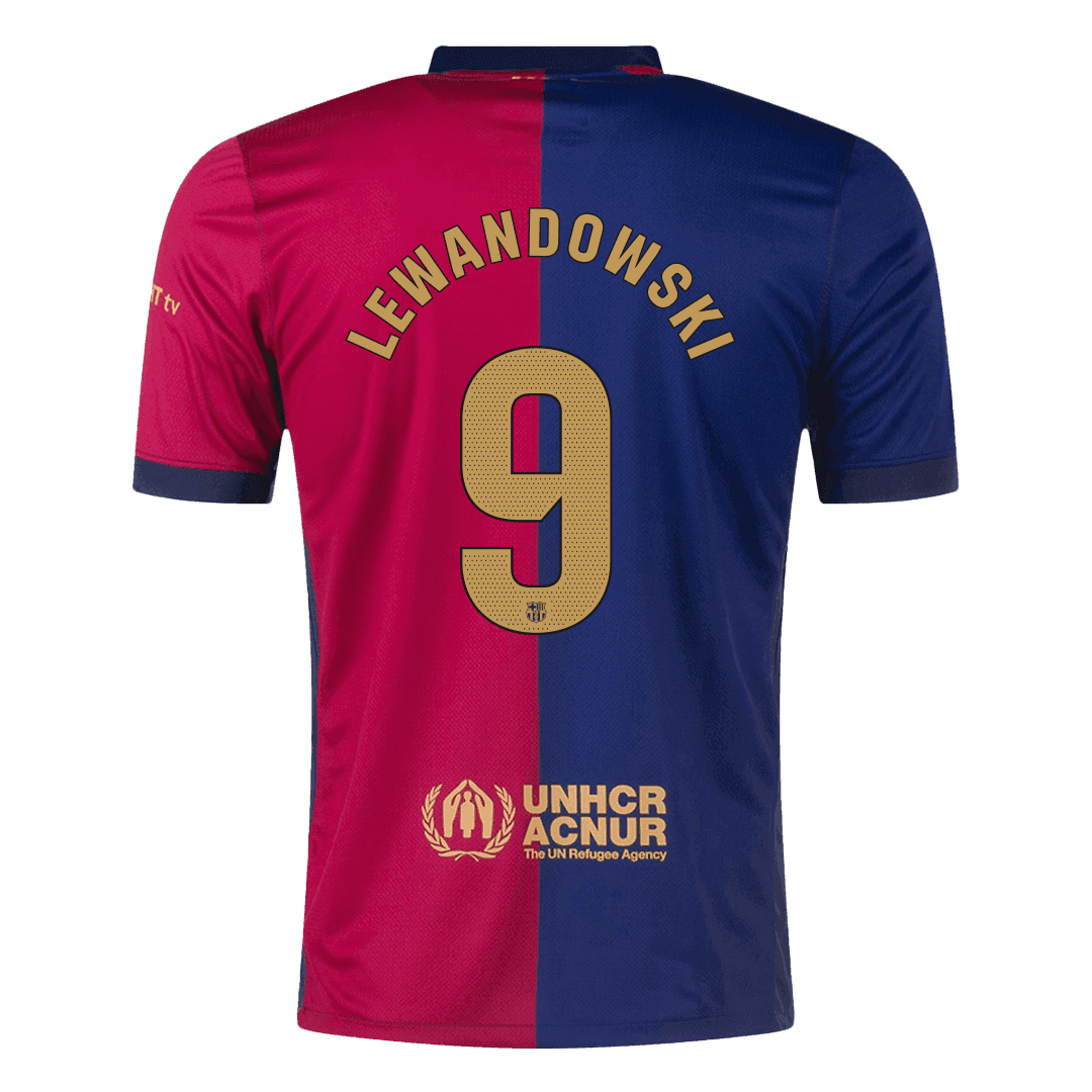 LEWANDOWSKI #9 Barcelona Home soccer jersey 2024/25