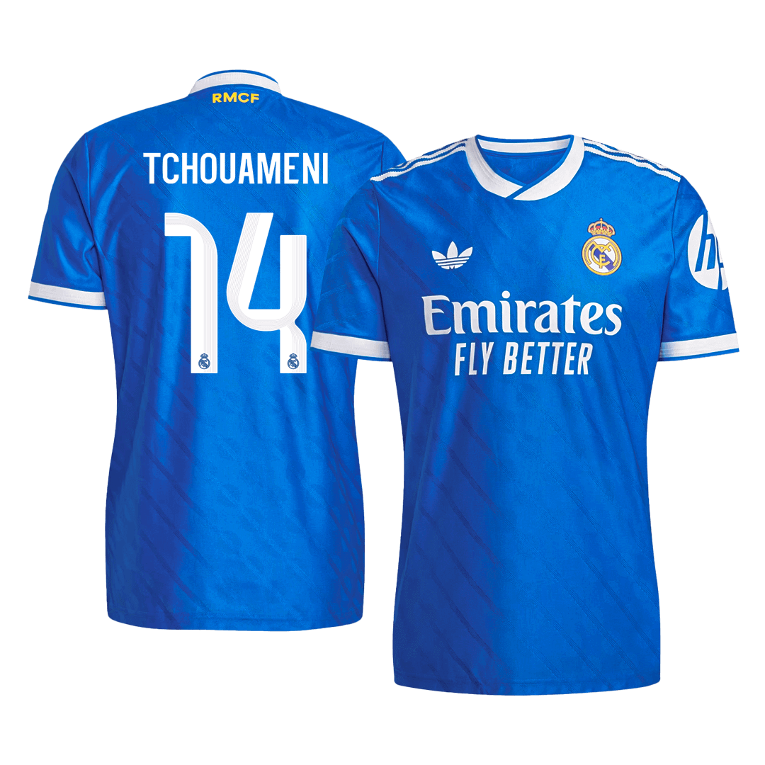 TCHOUAMENI #14 Real Madrid Third Away Authentic Soccer Jersey 2025/26
