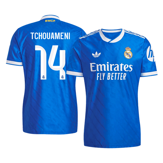 TCHOUAMENI #14 Real Madrid Third Away Authentic Soccer Jersey 2025/26