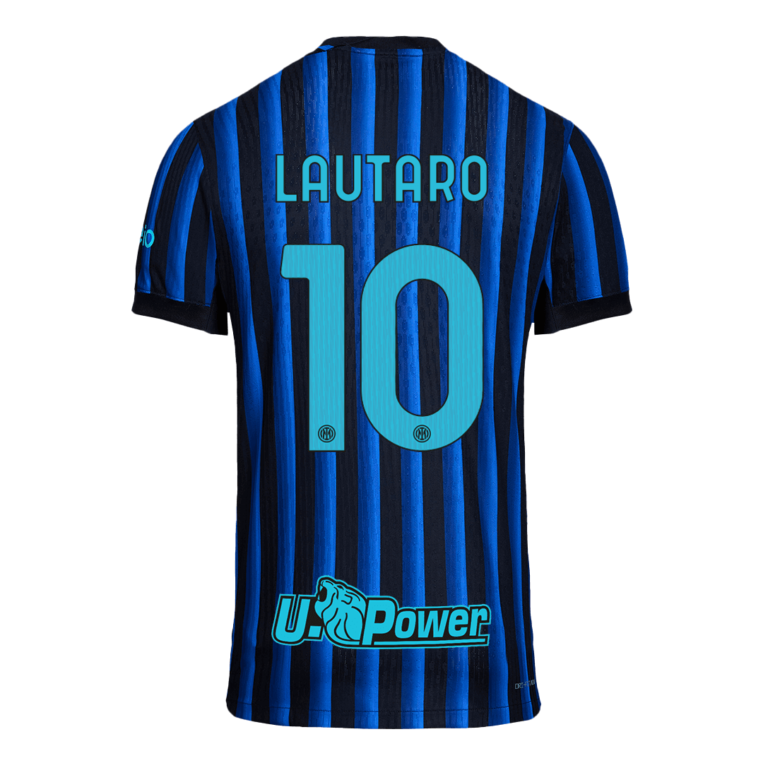 LAUTARO #10 Inter Milan Home Authentic Soccer Jersey 2025/26