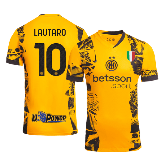 Camiseta de fútbol LAUTARO #10 Inter Milan Tercera equipación 2024/25