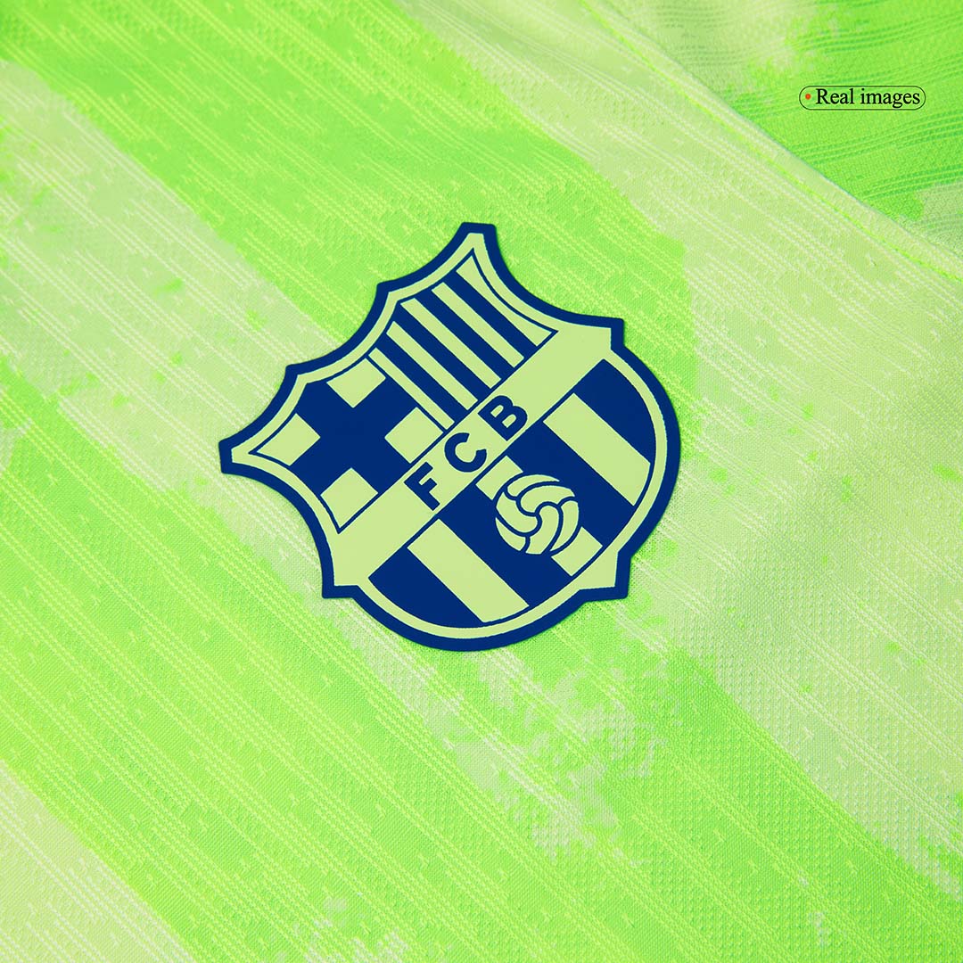 Authentic Barcelona Third Away Soccer Jersey 2024/25 - UCL¡ꡧSpotify Logo Without Text¡ê?