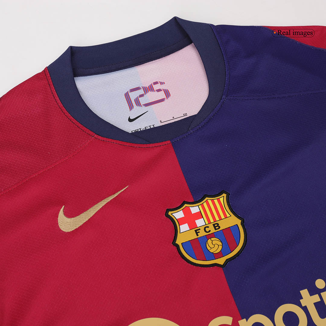 Barcelona Home Soccer Jersey Kit(Jersey+Shorts) 2024/25