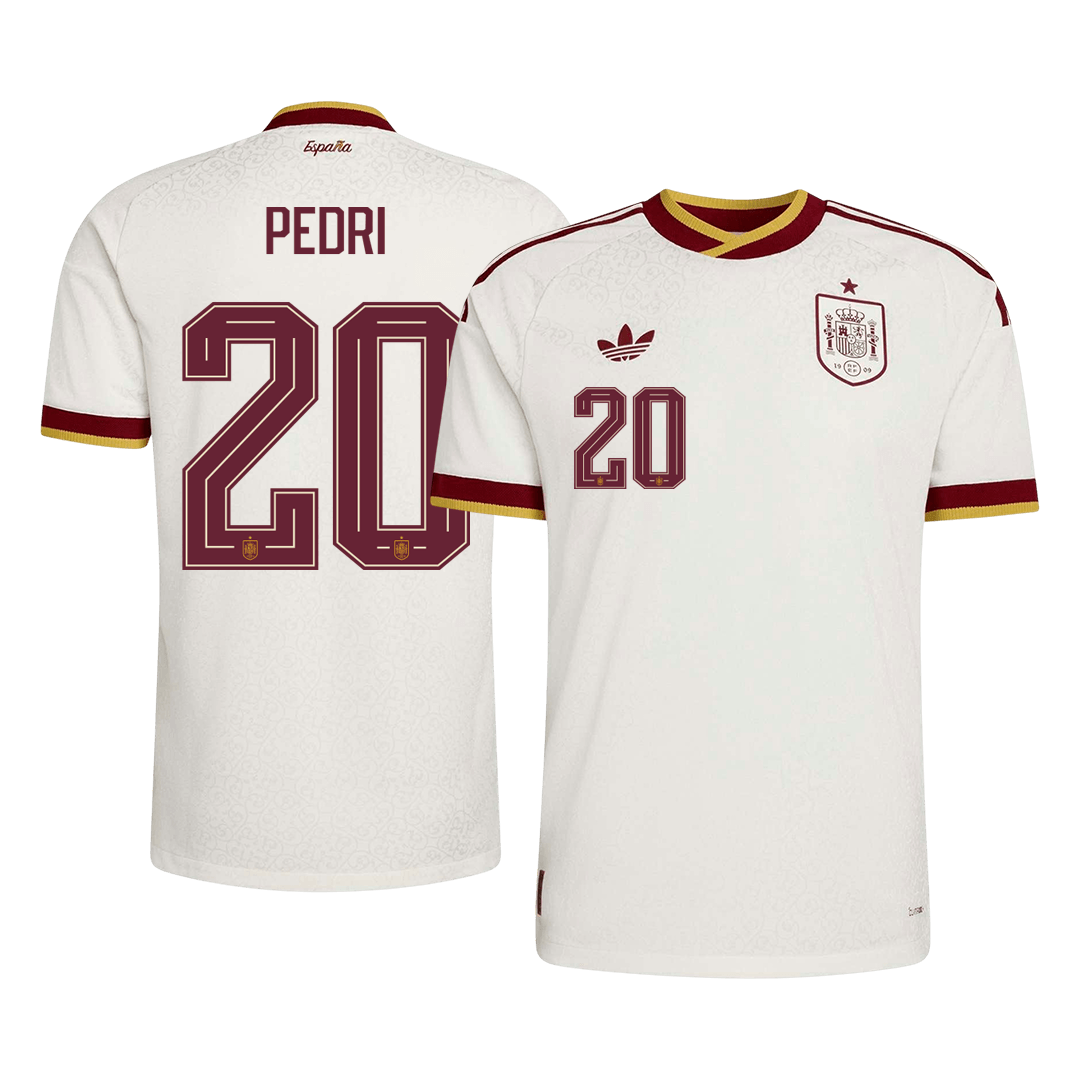 PEDRI #20 Spain Away Player Version Jersey World Cup 2026