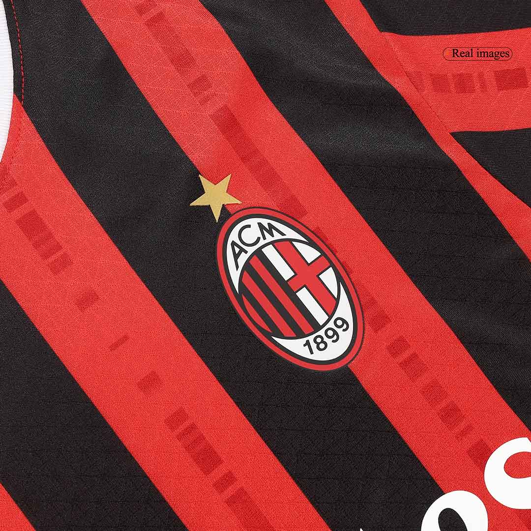 Authentic RAFA LEAO #10 Soccer Jersey AC Milan Home Shirt 2024/25